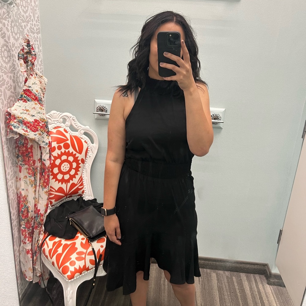 Black Halter Neck Dress